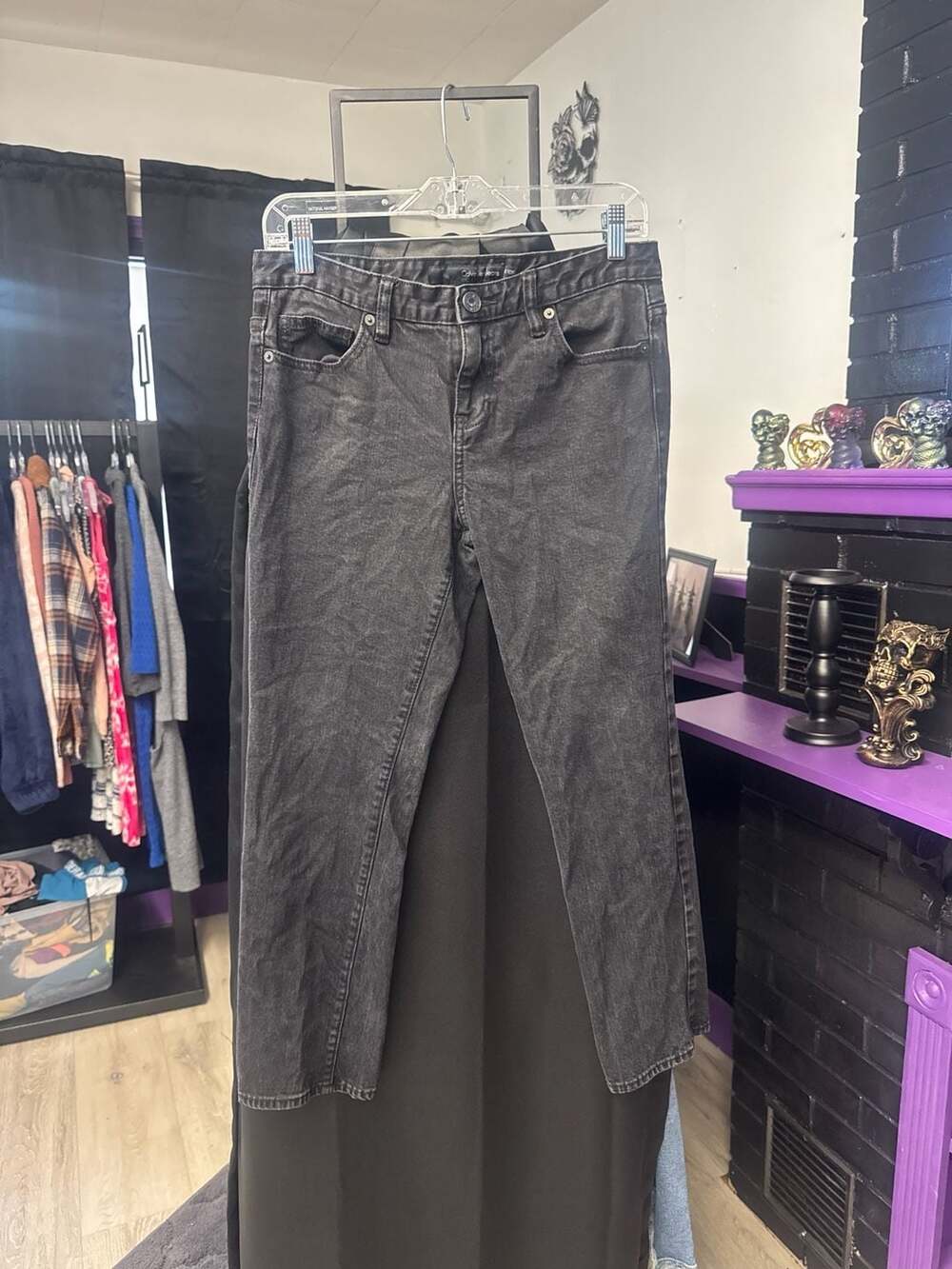 Calvin Klein Jeans Black Straight Leg Denim Size 30/10P